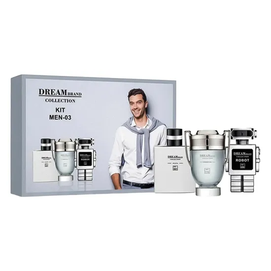Kit Perfume Dream Brand Collection MAN-03 Masculino 25ML