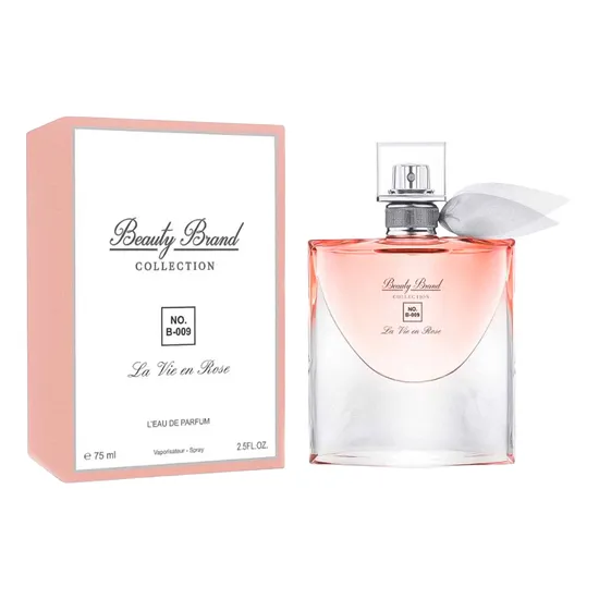 Perfume Beauty Brand B-009 La Vie En Rose Eau de Parfum Feminino 75ML
