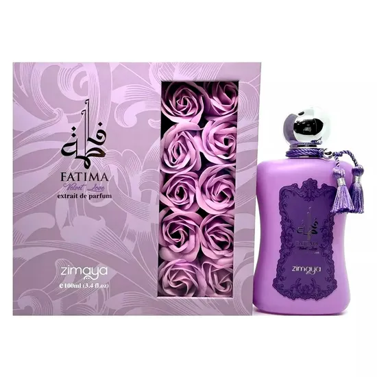 Perfume Zimaya Fatima Velvet Love Extrait de Parfum Feminino 100ML