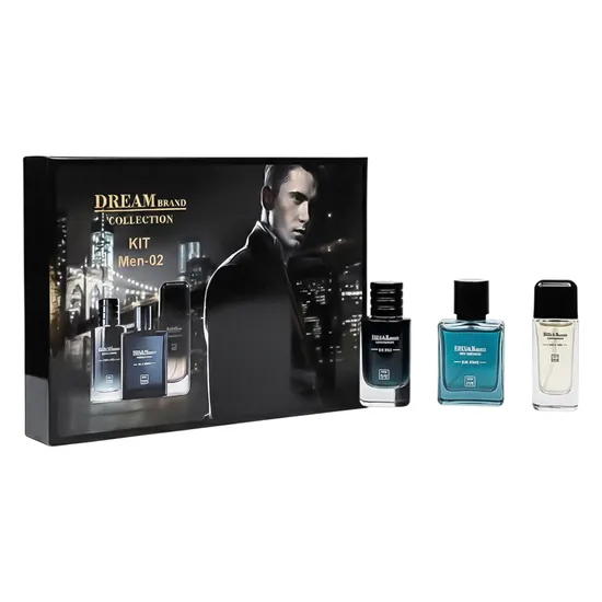 Kit Perfume Dream Brand Collection MAN-02 Masculino 25ML