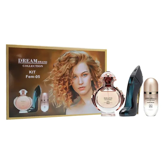 Kit Perfume Dream Brand Collection FEM-05 Feminino 25ML