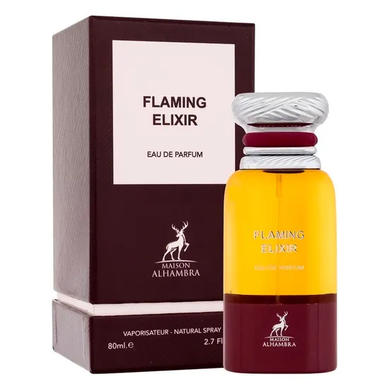 Perfume Maison Alhambra Flaming Elixir Eau de Parfum Unissex 80ML