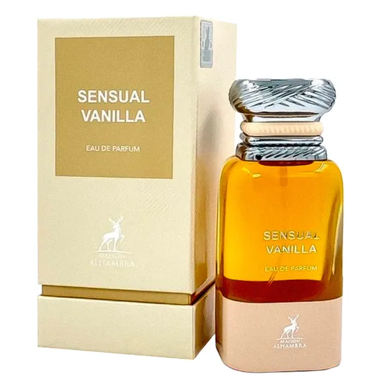 Perfume Maison Alhambra Sensual Vanilla Eau de Parfum Unissex 80ML