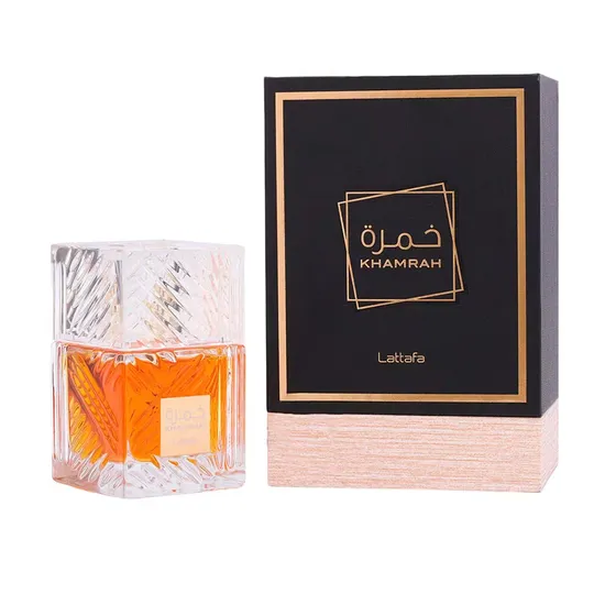 283bea52e3670e4de96e642d564c3463400f4cee.webp Perfume Lattafa Khamrah Eau de Parfum Unissex 100ML