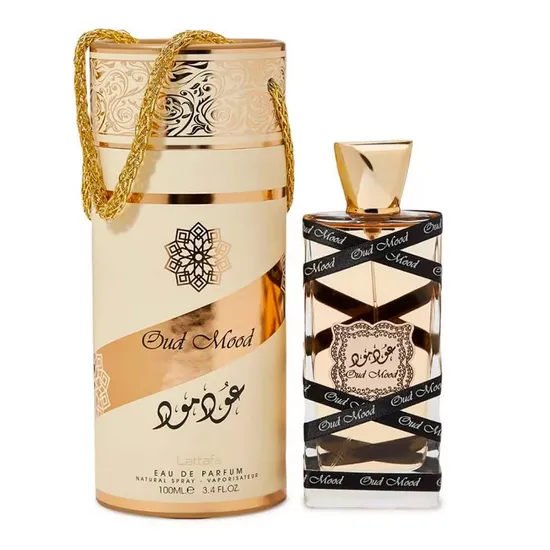 2e5da984b5278822c703471d79e0db5bfa4171e4.webp Perfume Lattafa Oud Mood Eau de Parfum Unissex 100ML