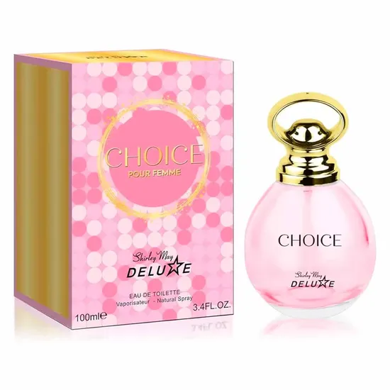 43ac8a26269fb2241a026aed494eb571c27da484-1.webp Perfume Shirley May Deluxe Choice Eau de Toilette Feminino 100ML