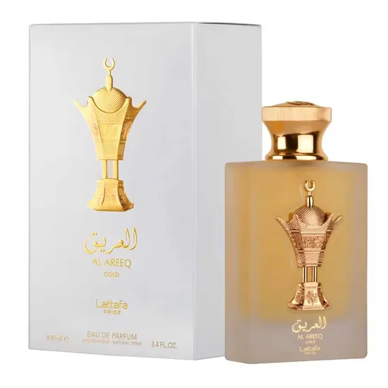 451f82ddb92e9ae20d644ce9c40838f833c3a1e0.webp Perfume Lattafa Al Areeq Gold Eau de Parfum Masculino 100ML