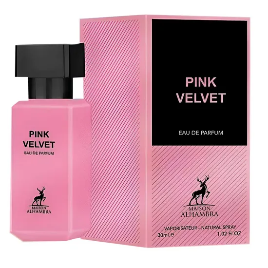 5c855b9765120e2dfa44ca0e7db033962e1c73ce.webp Perfume Maison Alhambra Pink Velvet Eau de Parfum Feminino 30ML