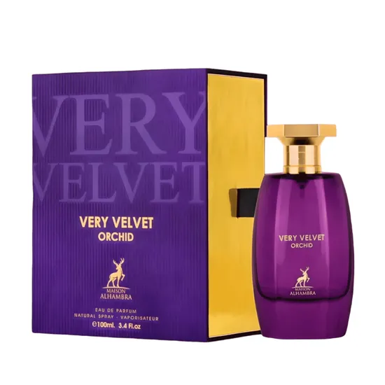 6565ea94272967db568fc9699a953eda6e0ceb59-1.webp Perfume Maison Alhambra Very Velvet Orchid Eau de Parfum Feminino 100ML