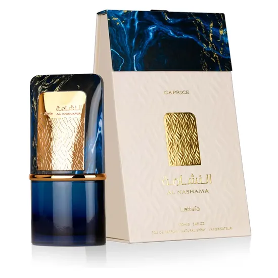 65e7cfba854aff0059d363773313539ffe72abff.webp Perfume Lattafa Al Nashama Caprice Eau de Parfum Unissex 100ML