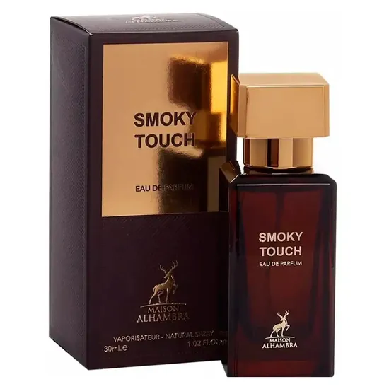 689ed75c832a706bccce2a2b50ab42dea544d57c-1.webp Perfume Maison Alhambra Smoky Touch Eau de Parfum Unissex 30ML