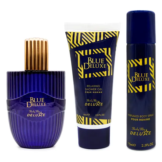 Perfume Shirley May Deluxe Blue Deluxe Eau de Toilette Masculino 100ML