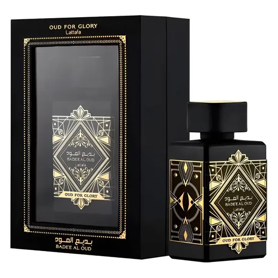 8d95110b7a8f0937f2f1c21b45e49b677cfef093.webp Perfume Lattafa Bade'e Al Oud Oud For Glory Eau de Parfum Unissex 100ML