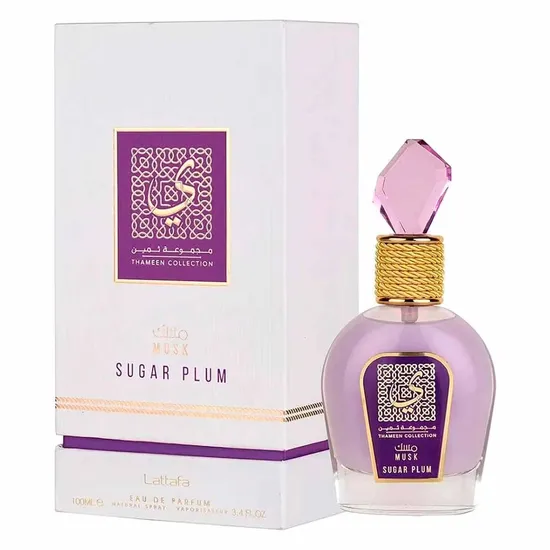 933ea9ebb279bd73e8b5c872cafb6619c1296a32-1.webp Perfume Lattafa Musk Sugar Plum Eau de Parfum Feminino 100ML