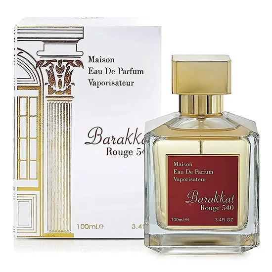 9c6c3599301b97cbab9cd2428ff72e7726ab668c-1.webp Perfume Fragrance World Barakkat Rouge 540 Eau de Parfum Unissex 100ML