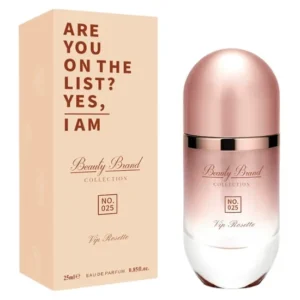 Perfume Beauty Brand Collection 025 212 Vip Rose Eau de Parfum Feminino 25ML