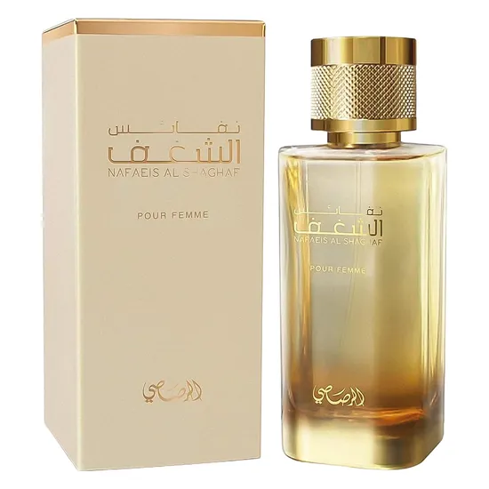 894695be7464aba51fe0400535eca6c7d01933a5.webp Perfume Rasasi Nafeis Al Shaghaf Eau de Parfum Feminino 100ML