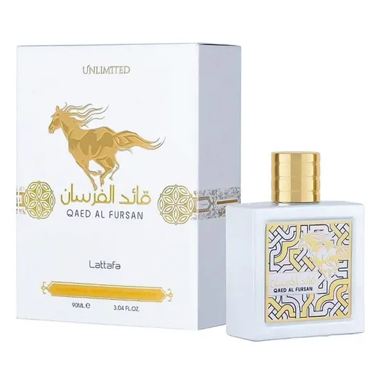 2306dfcd9bb256d75e9b5494dc4f22108d9915fe.webp Perfume Lattafa Qaed Al Fursan Unlimited Eau de Parfum Unissex 90ML