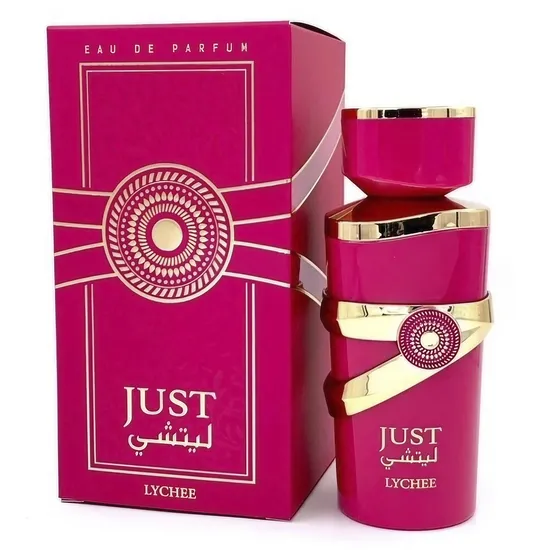 eea6fef8f58a83b9bd5b9c4b229611e2358aa1f6.webp Perfume Fragrance World Just Lychee Eau de Parfum Unissex 100ML