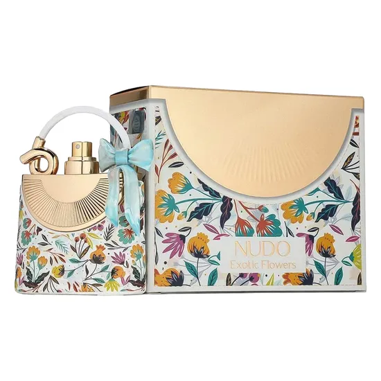 1ccf7cd64ed42a3d95ca9425e81723dc4786bd1c.webp Perfume Fragrance World Nudo Exotic Flowers Eau de Parfum Feminino 100ML