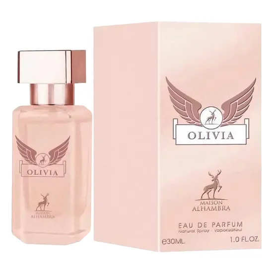 d7119ed3d8f3282968a59c933cb0abbf22bf2c9f-1.webp Perfume Maison Alhambra Olivia Eau de Parfum Feminino 30ML