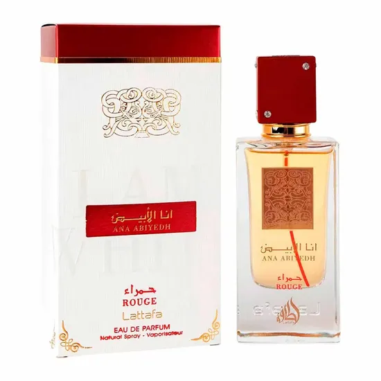 f8e0c92c5bfa7fdacf58b2ba19ae66717c3540e7.webp Perfume Lattafa Ana Abiyedh Rouge Eau de Parfum Unissex 60ML