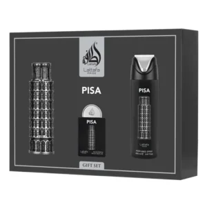 Kit Lattafa Pride Pisa Gift Set Eau de Parfum Masculino - 3 Unidades