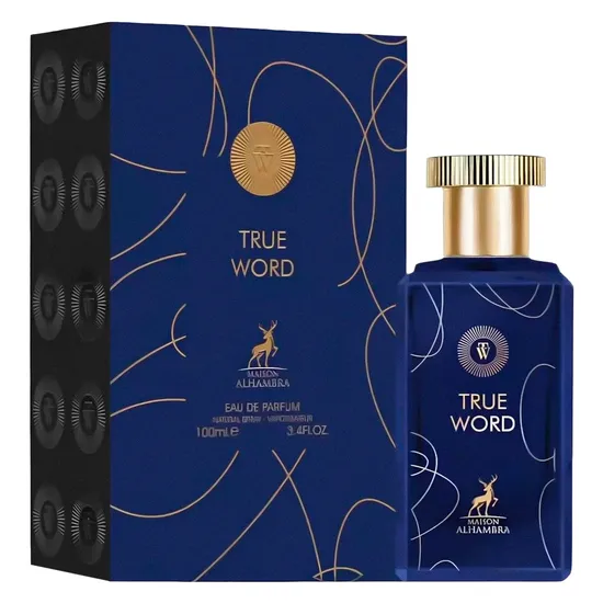 Perfume Maison Alhambra True Word Eau de Parfum Masculino 100ML
