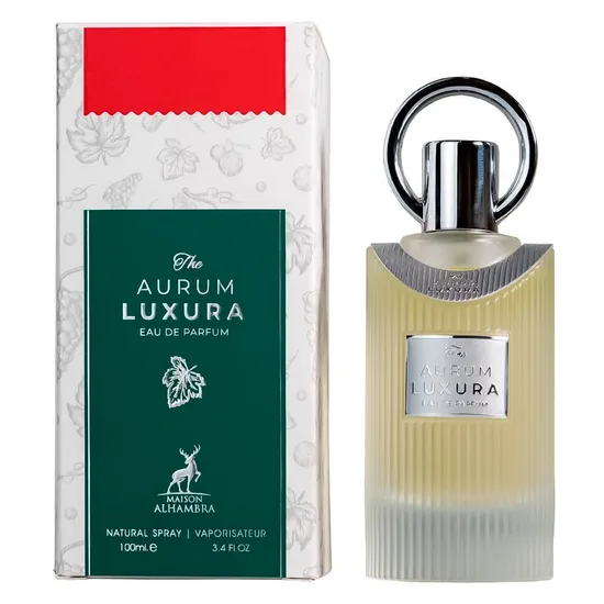 4ae661eb909a6c19efb85383012ee8176837827f.webp Perfume Maison Alhambra The Aurum Luxura Eau de Parfum Feminino 100ML
