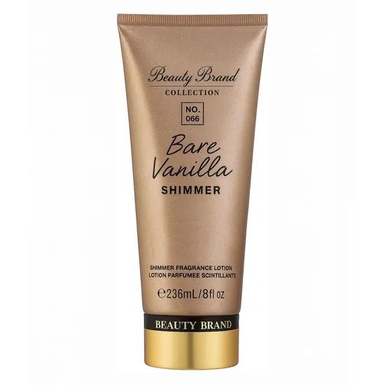 Body Lotion Beauty Brand 066 Bare Vanilla Shimmer Feminino 236ML