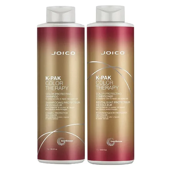 c140a6a41331f07d3fb9a61475ce7dc9ea85db22.webp Kit Shampoo e Condicionador Joico K-Pak Color Therapy 1L