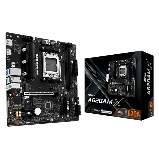 Placa Madre Asrock A620AM-X DDR5 Socket AM5 Chipset AMD A620A Micro ATX