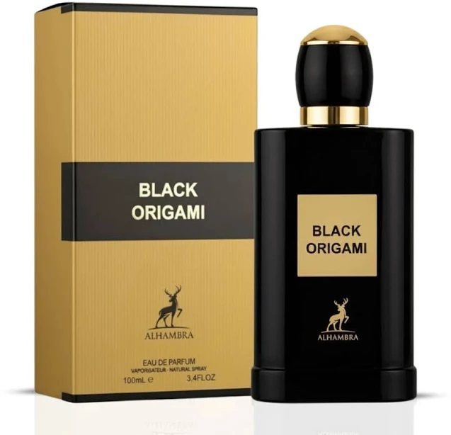 PERFUME MAISON ALHAMBRA BLACK ORIGAMI EDP 100ML – Imagen 1