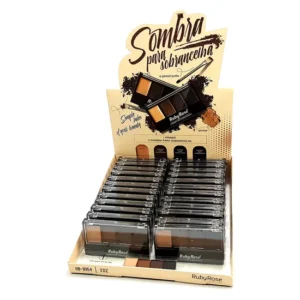 Sombra para Sobrancelha Ruby Rose HB-9354 - 24 Unidades