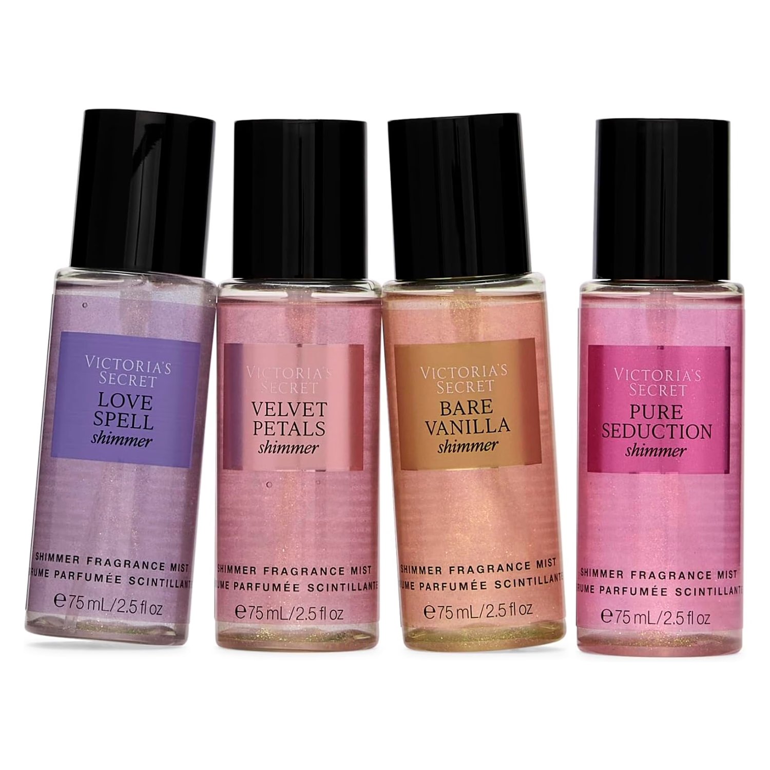 Kit Victoria's Secret 4 Body Splash Shimmer 75ml - Imagen 2