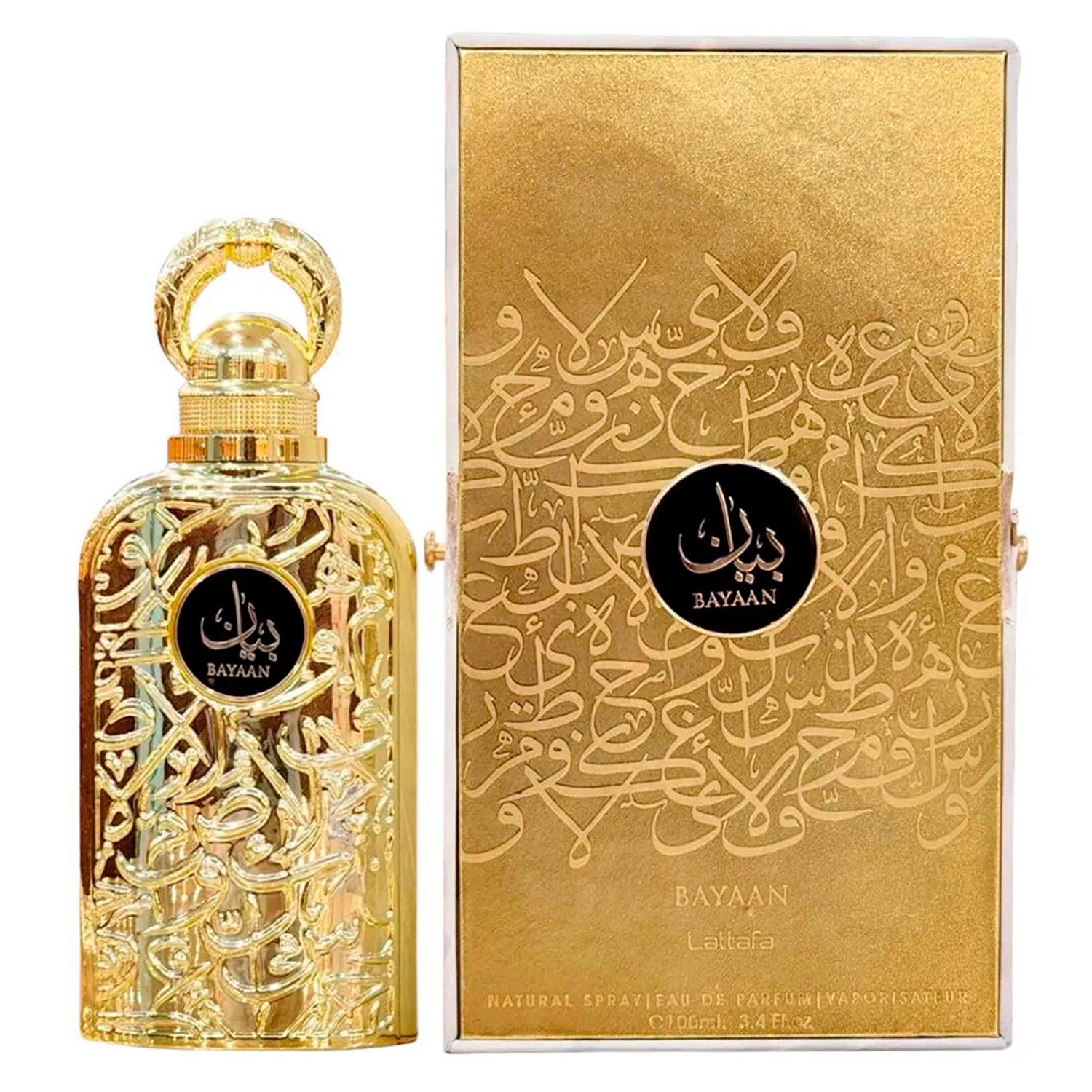 Perfume Lattafa Bayaan Eau de Parfum Femenino 100ml (Sello Antigua)