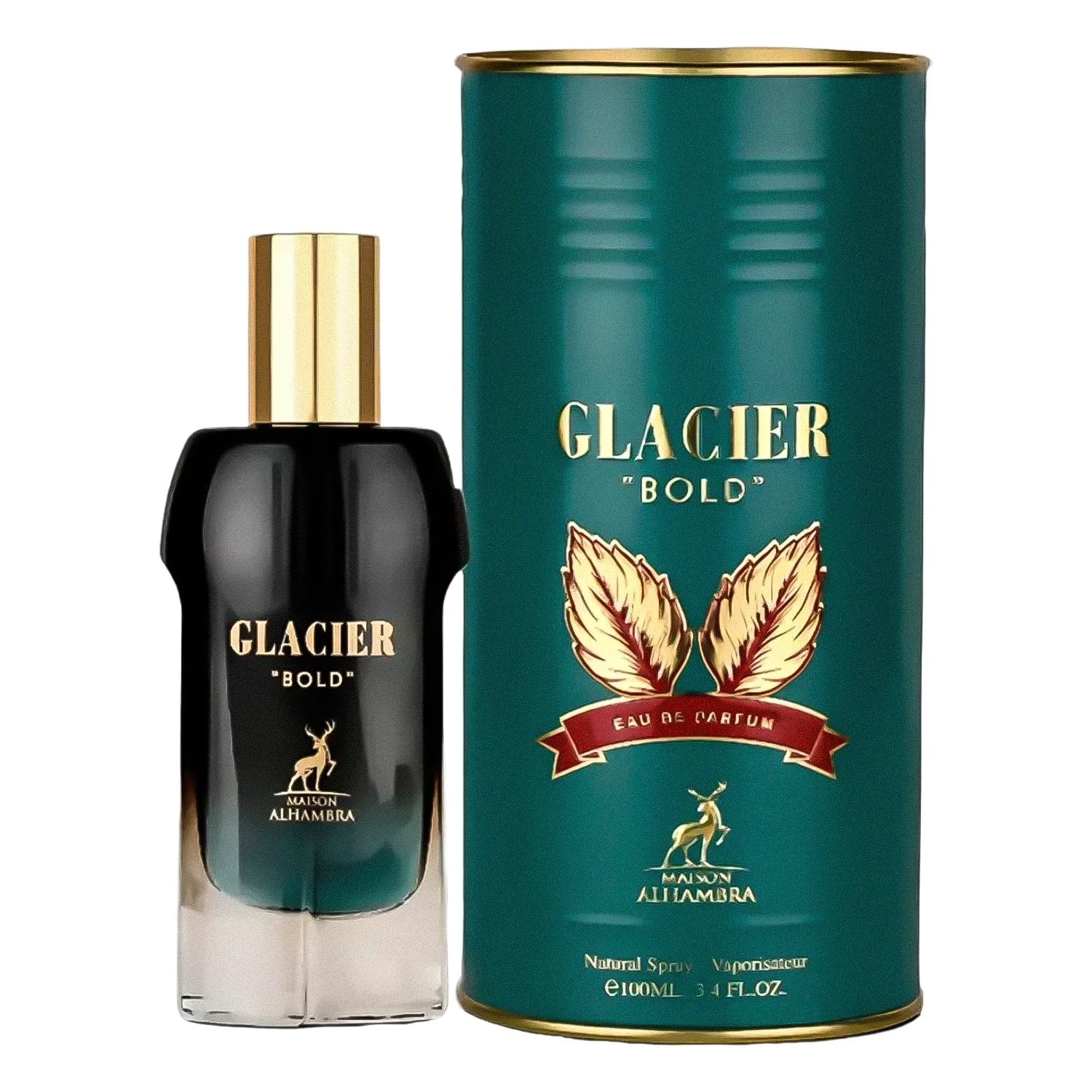 Perfume Maison Alhambra Glacier Gold Eau de Parfum Masculino 100ml