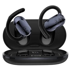 Auricular Haylou Earhook 1 OW02 Bluetooth - Negro mayorista en Atacado.me