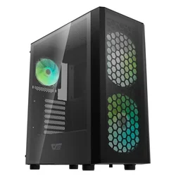 Gabinete darkFlash DK360 Mesh 3 Fans ARGB - Negro