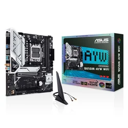 Placa Madre Asus 650M-AYW WiFi DDR5 Socket AM5 Chipset AMD B650 Micro ATX