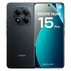 Smartphone Xiaomi Redmi Note 15 Pro 4G Global 512GB 12GB RAM Dual SIM Pantalla 6.77" - Negro