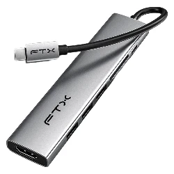 Adaptador Hub FTX HBP2-AG7 7 en 1 – Gris