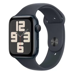 Apple Watch SE 2 2024 MXEJ3LL/A Caja Aluminio 44mm Media Noche – Desportiva Media Noche S/M (Caja Dañada)