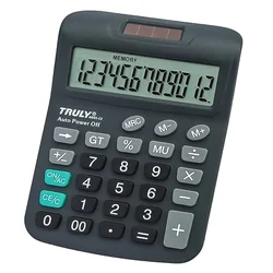 Calculadora Truly 6001-12 12 Dígitos – Gris