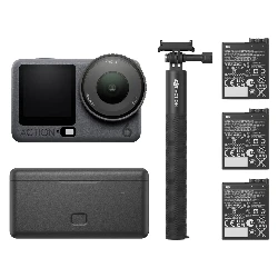 Cámara de Acción DJI Osmo Action 6 Adventure Combo 38MP WiFi 50GB – Negro