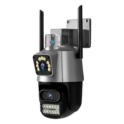 Cámara de Seguridad Satellite A-CAM8006D 6MP WiFi - Negro