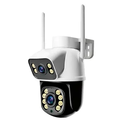 Cámara de Seguridad Satellite A-CAM8008D 6MP WiFi - Blanco