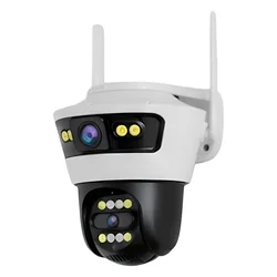 Cámara de Seguridad Satellite A-CAM8011D 6MP WiFi - Blanco