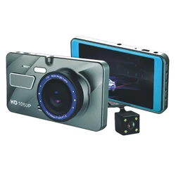 Cámara para Coche Satellite A-DVR052 Pantalla 4.0″ Full HD USB – Negro