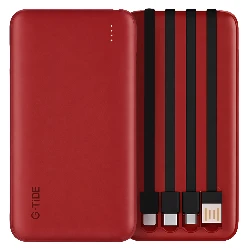 Cargador Portátil G-TiDE P1 10000mAh –  Rojo